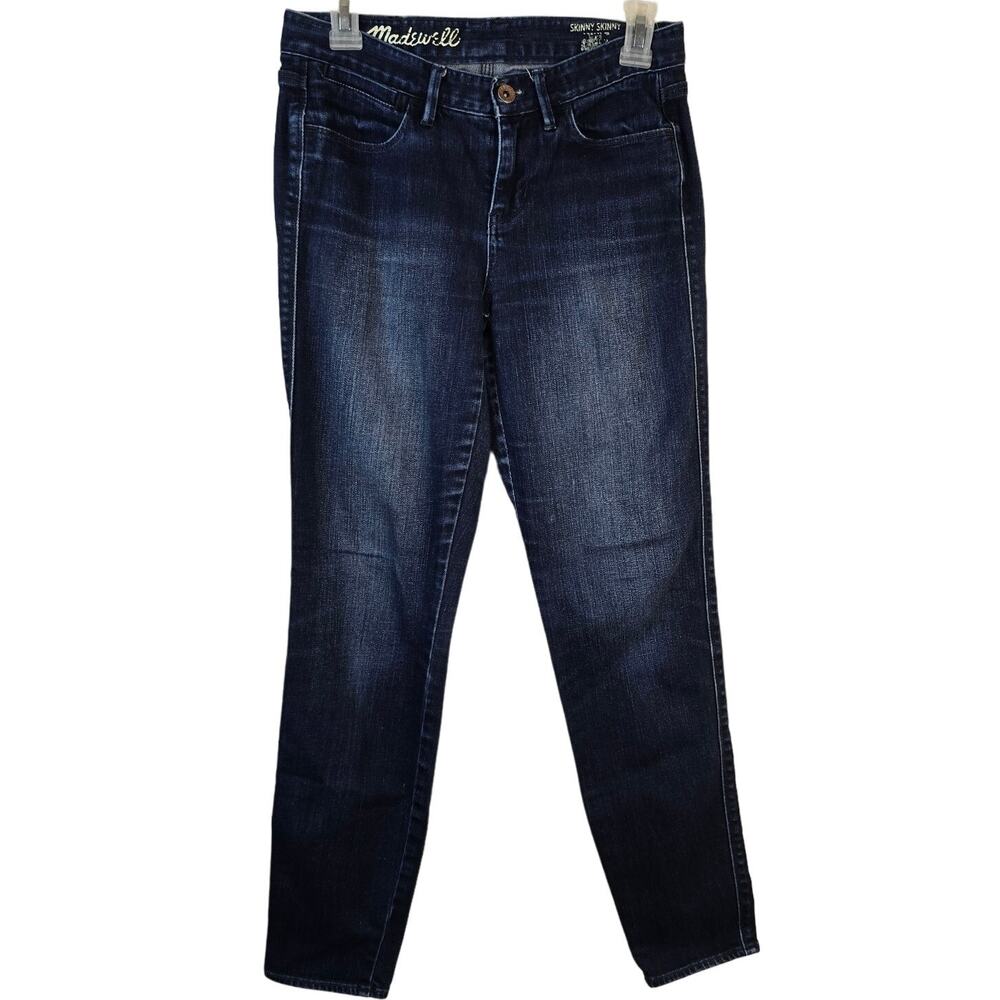 Madewell Jeans Women's 26 Skinny Skinny Ankle Dark Boho Casual Preppy Academia